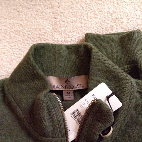 Men's Full Zip Rainforest Sweater - Picture 2 of 3